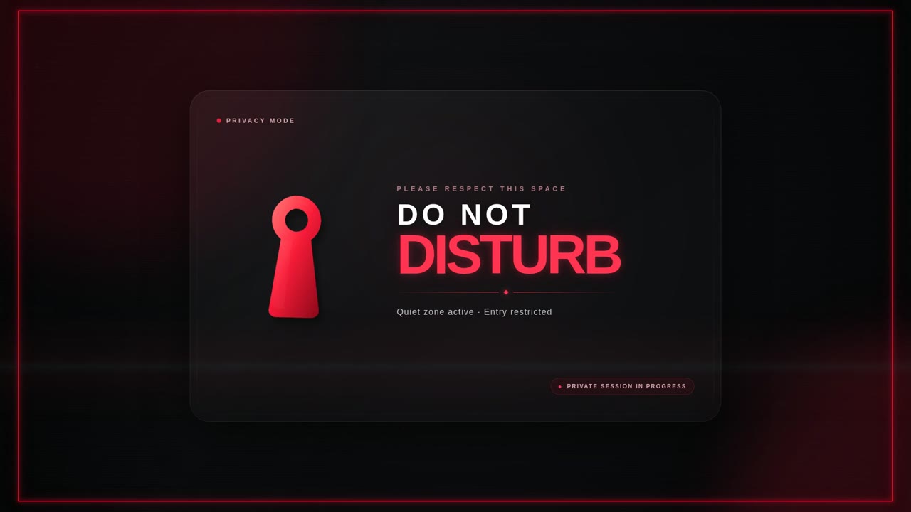 Non Disturbare — Modalità Privacy (alert_a004)