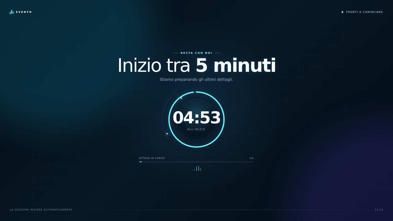 Evento in partenza — 5 minuti (business_a012)
