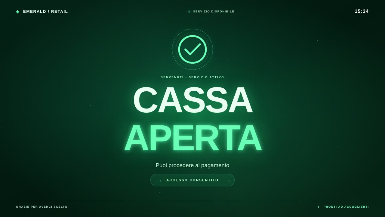 Cassa aperta — Emerald Flow (business_a018)